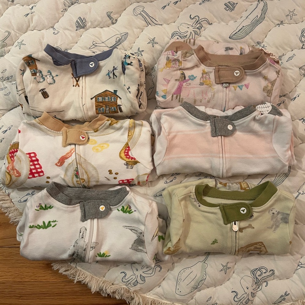 Burt's Bees Baby Kids Pajamas - Multicolor Set